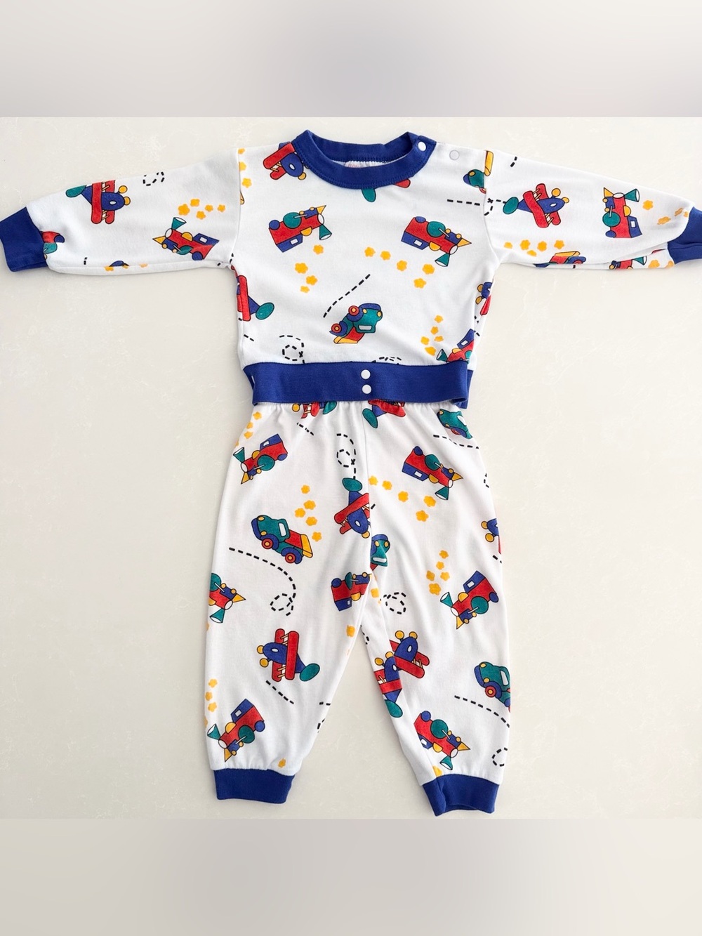 Vintage HOMECOMING Toddler Convertible PJ (Snap Waist) Set • Size 24M